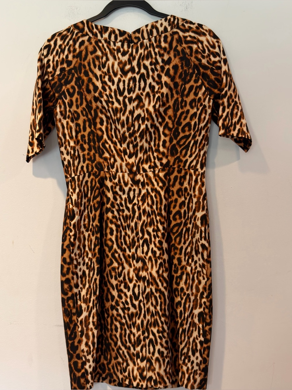 Shoshanna Women's Leopard Print Sheath Mini Dress - Brown - Picture 5 of 6